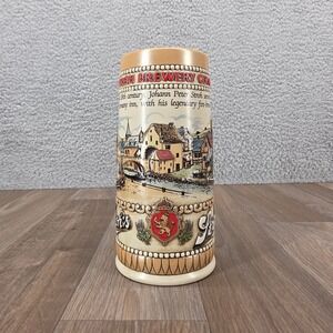 Strohs Brewery Heritage Series II Beer Stein 11.8oz Ceramarte Brazil Collectible